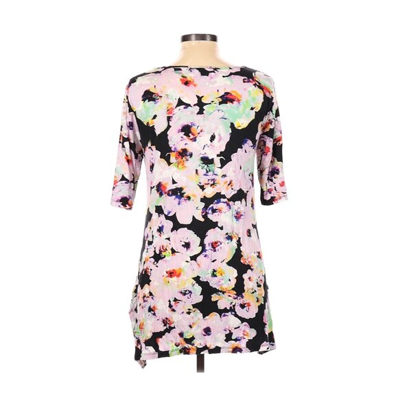 Cable & Gauge Womens Floral Tunic Dress L - Picture 2 of 5